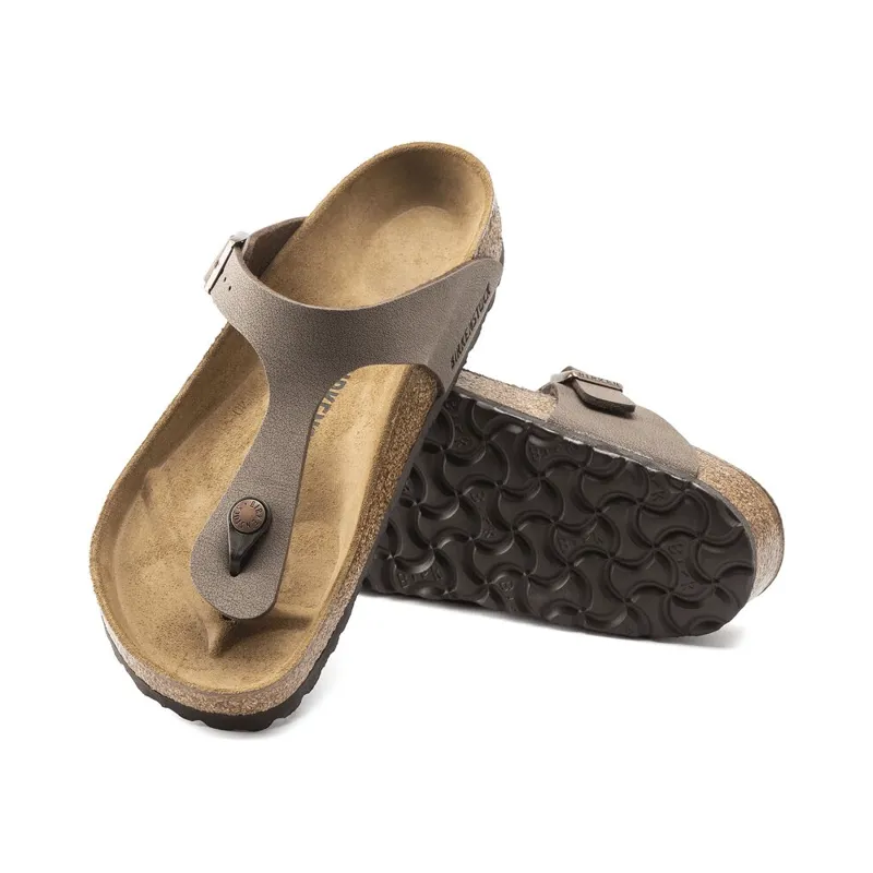 Birkenstock Gizeh Birko Flor Nubuck Mocha