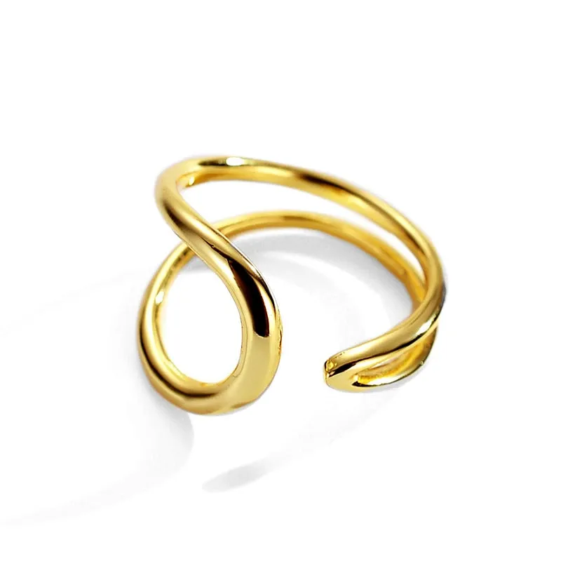 Gold Trip Cascade Open Ring