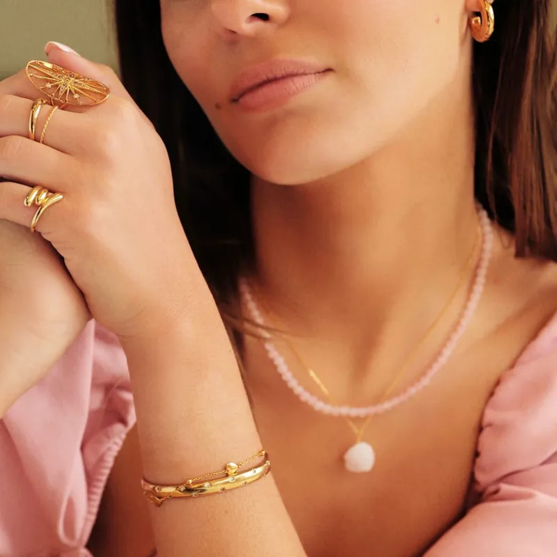 Gold Trip Starry Night Bangle 6.5inch in Gold-1