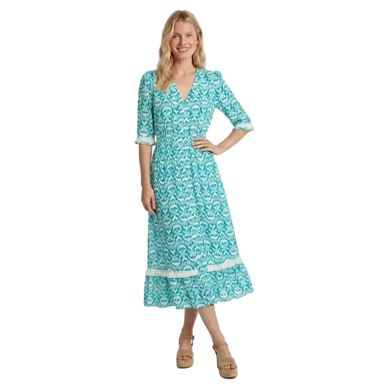 Guinea Alana Dress Long in Sea Green-1