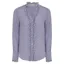 Guinea Emily Silk Blouse in Pale Blue Heart