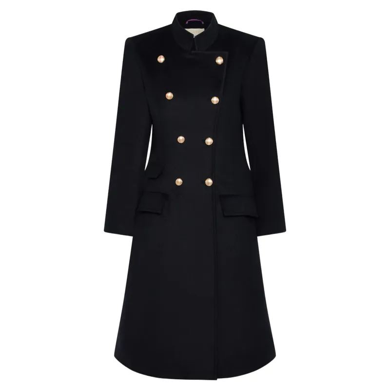 Guinea Knightsbridge Wool Coat in Navy