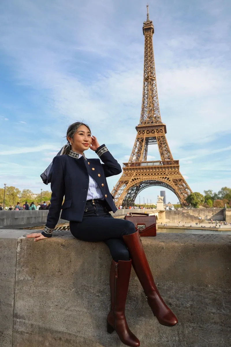 Guinea Mayfair Military Jacket in Navy-13