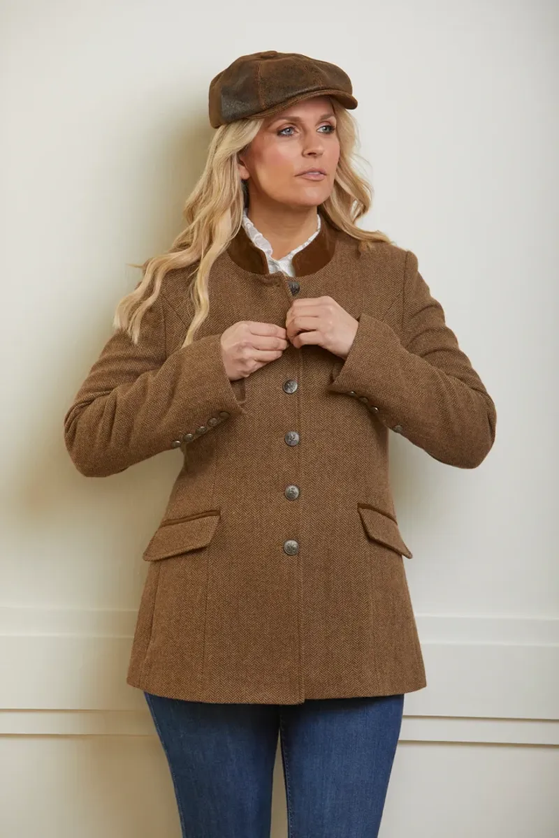 Guinea Newbury Wool Jacket in Fawn-6