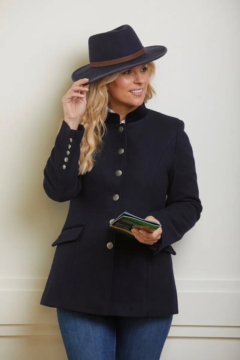 Guinea Newbury Wool Jacket in Navy-3