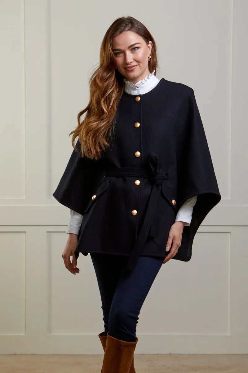 Guinea Serena Cape in Navy-2