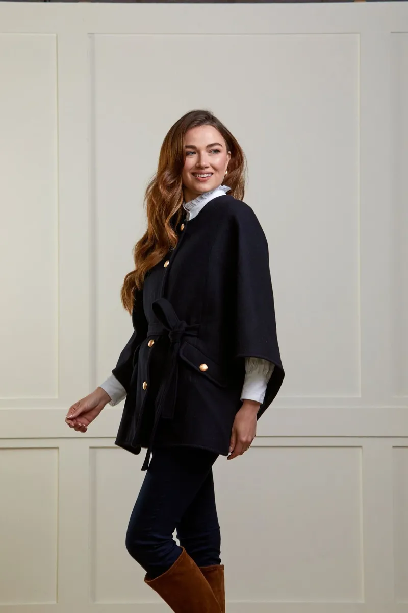 Guinea Serena Cape in Navy-4