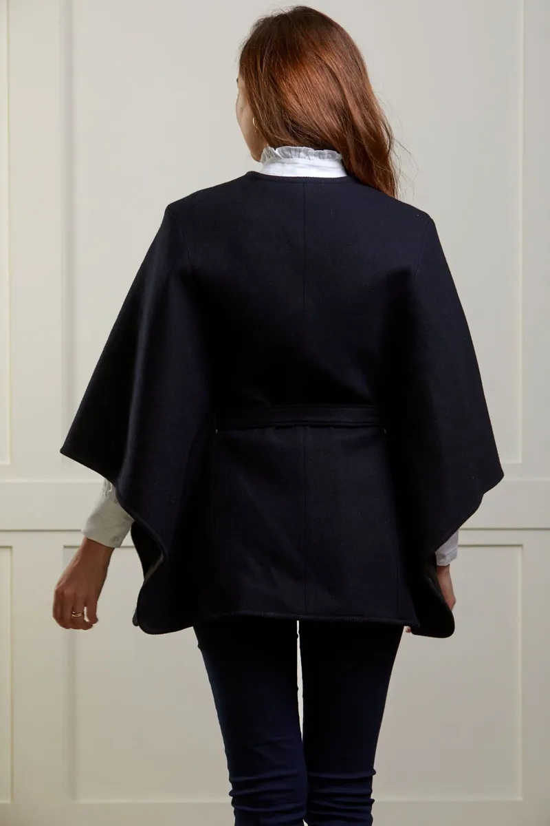 Guinea Serena Cape in Navy-6