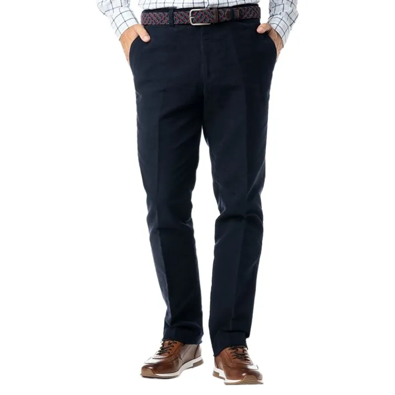 Gurteen Epsom Moleskin Trouser in Navy