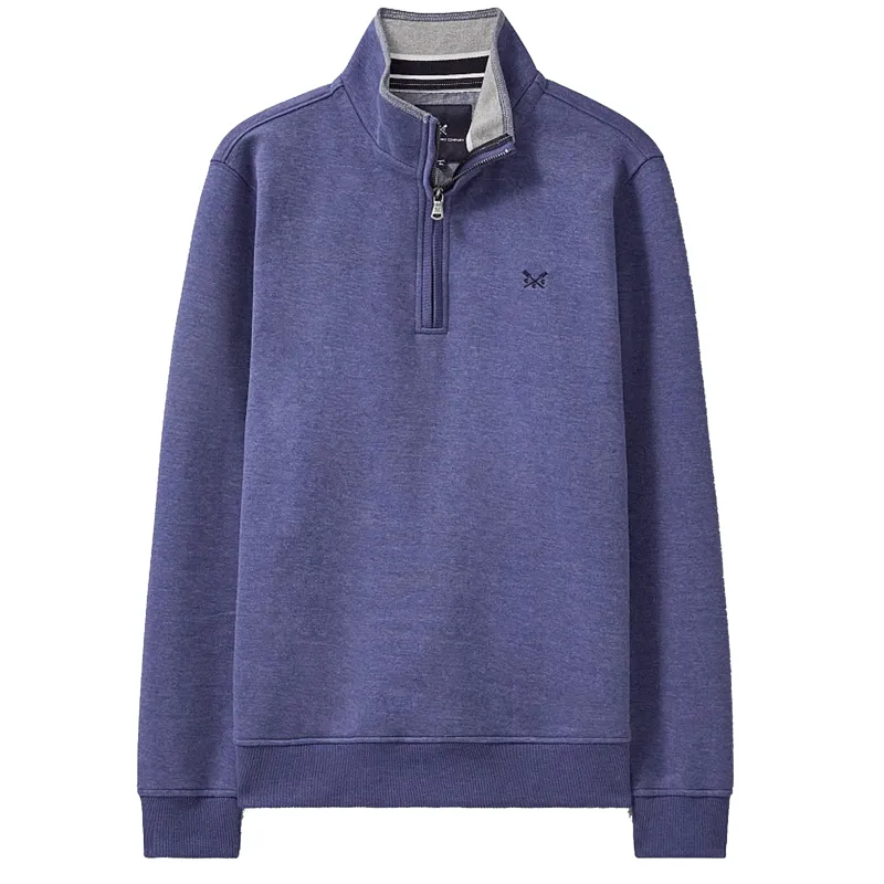 Crew Classic Half Zip Sweat Sky Dive Marl