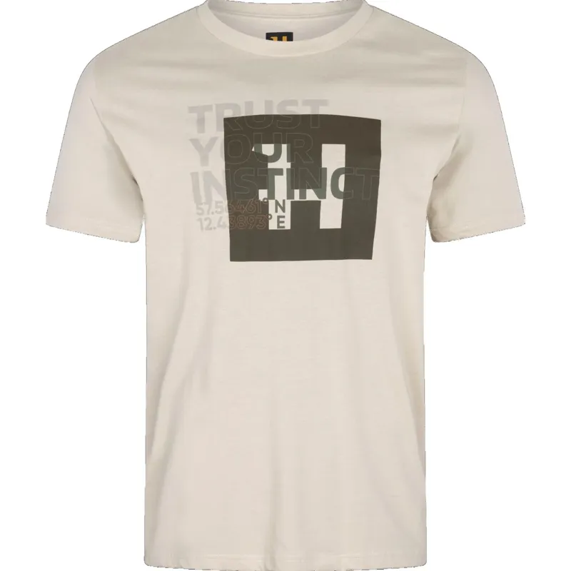 Harkila Heim Short Sleeve T-Shirt in Pure Cashmere