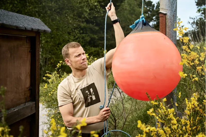 Harkila Heim Short Sleeve T-Shirt in Pure Cashmere-4