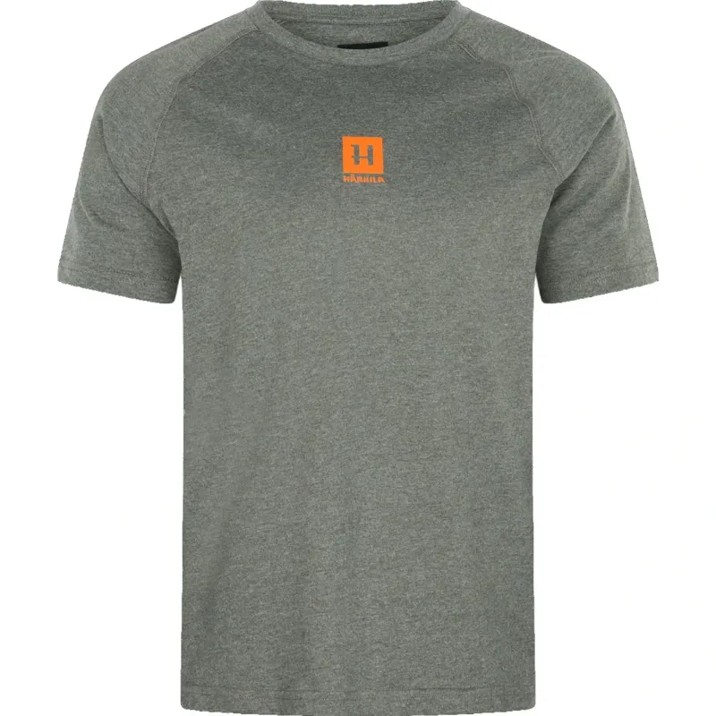 Harkila Instinct Short Sleeve T-Shirt in Green Melange