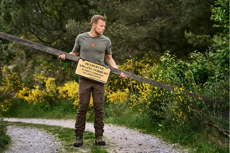 Harkila Instinct Short Sleeve T-Shirt in Green Melange-3