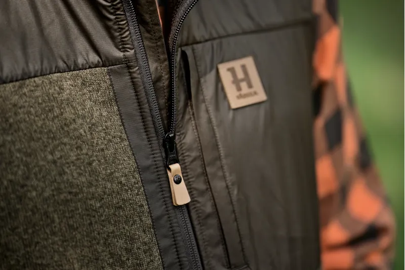 Harkila Kalix Fleece Waistcoat in Willow Green-2