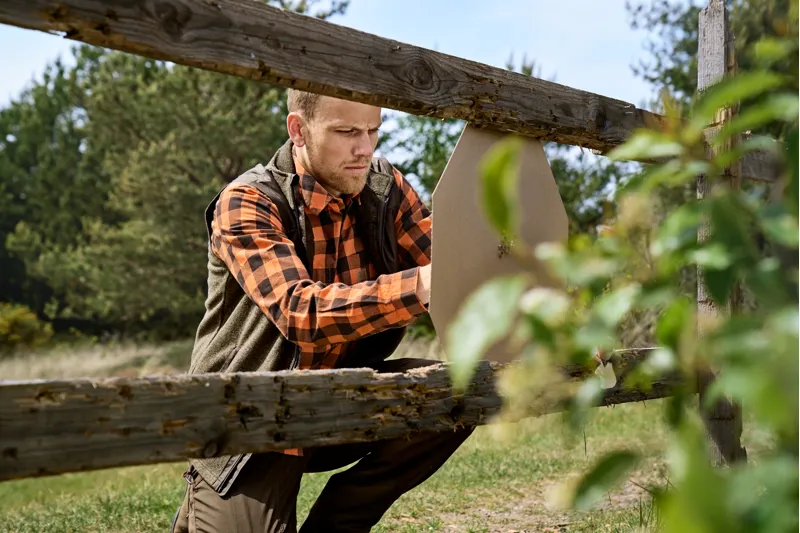 Harkila Kalix Fleece Waistcoat in Willow Green-9