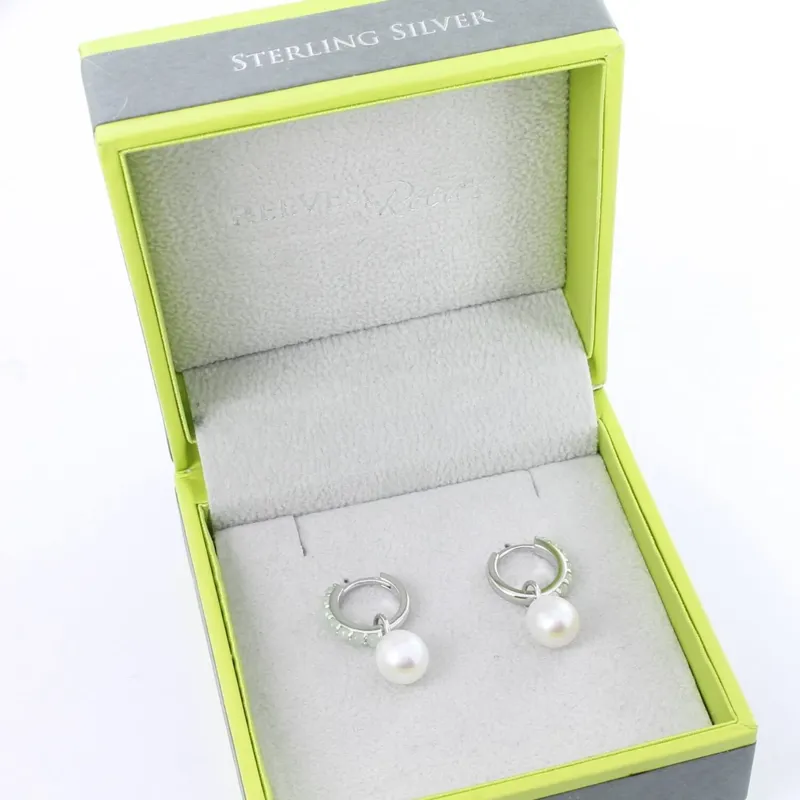 Reeves and Reeves Harmony Huggies Earrings in Silver