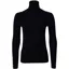 Holland Cooper Buttoned Knit Roll Neck Black