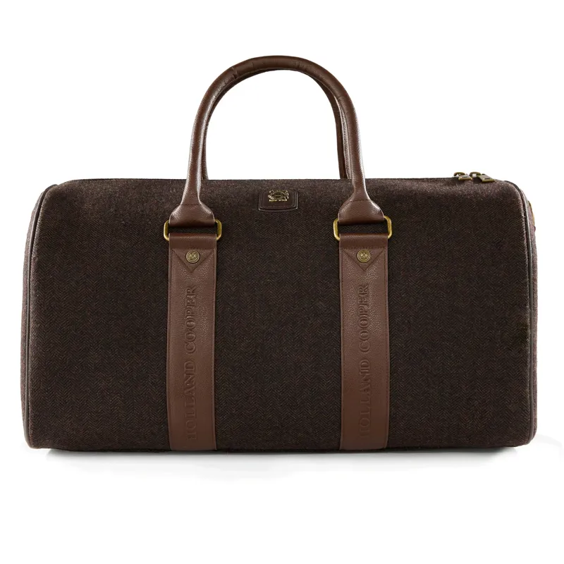 Holland Cooper Regency Holdall Brown Herringbone