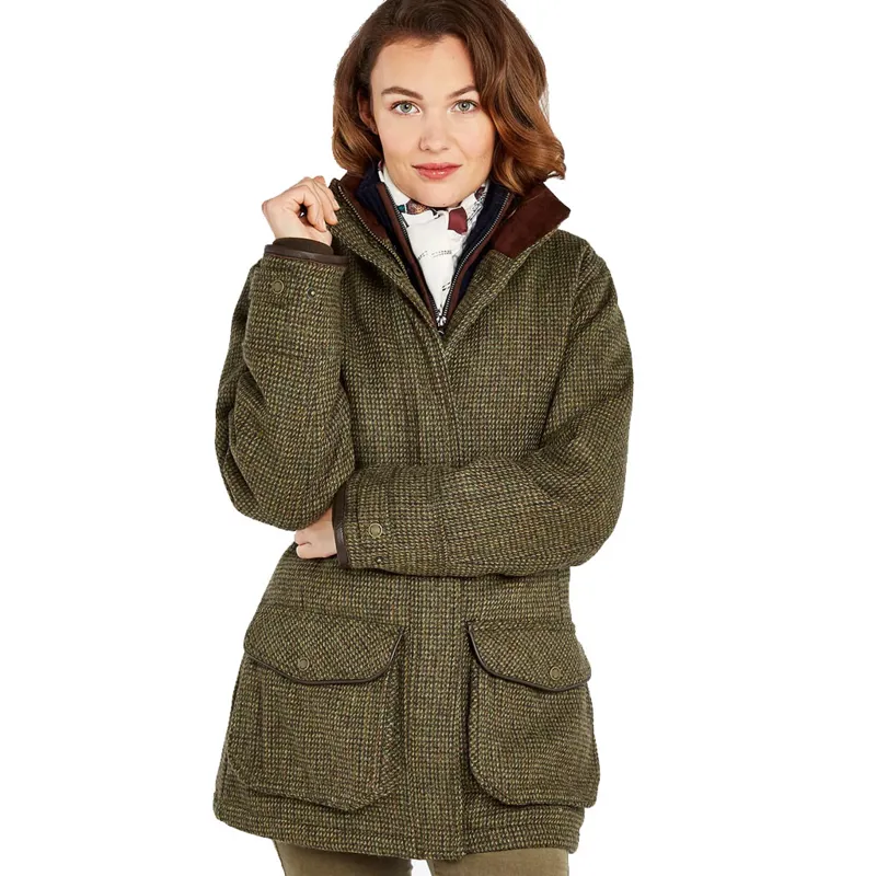 Dubarry Ballynahinch Tweed Jacket Heath-1