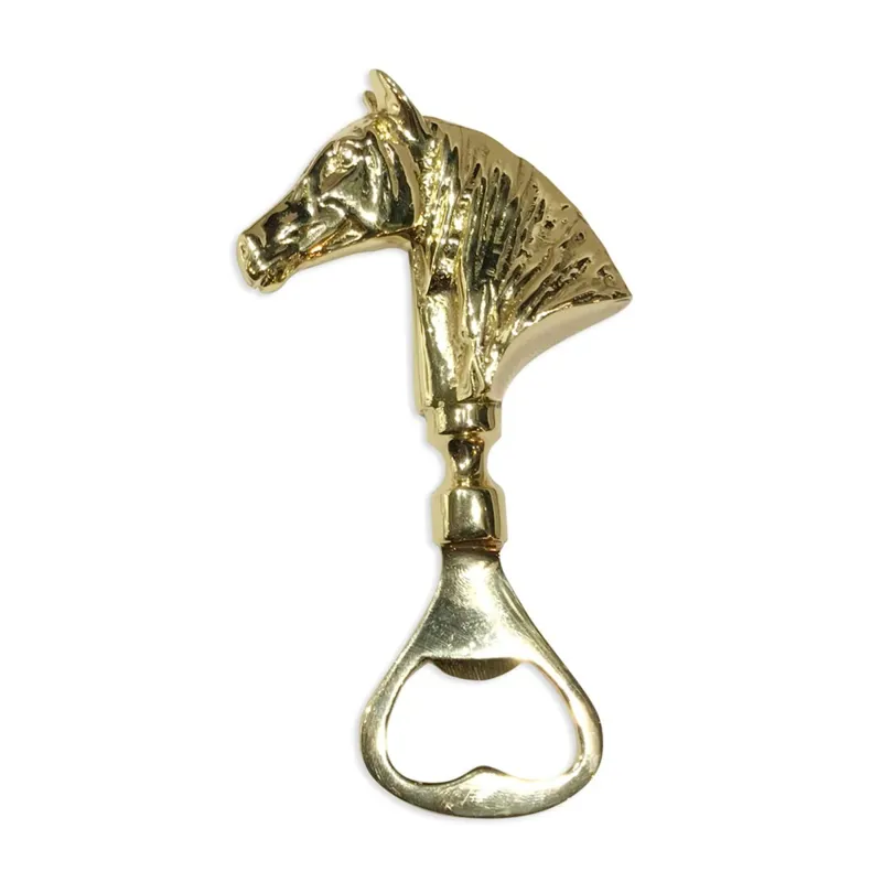 Culinary Concepts Horse Head Bottle Opener Gold Finish