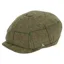 Hicks and Brown Felsham Tweed Baker Boy Cap in Green