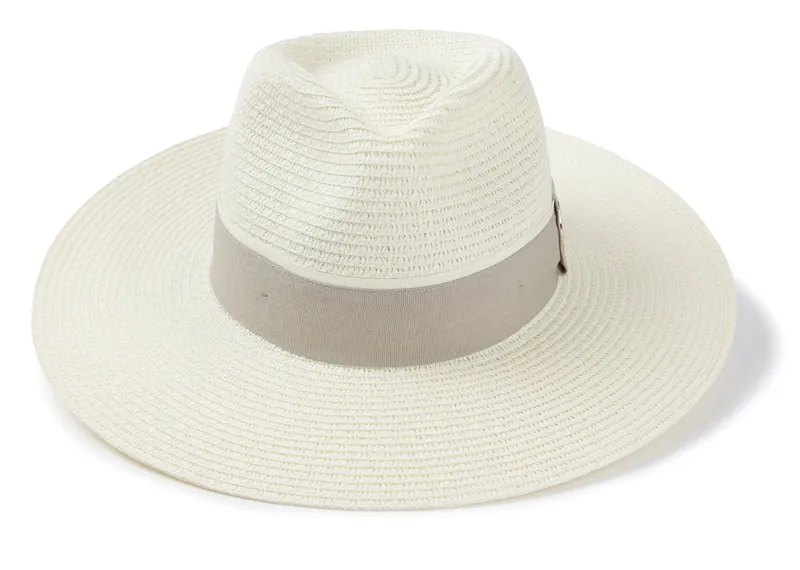 Hicks and Brown The Hemley Fedora Cream in Cream-1