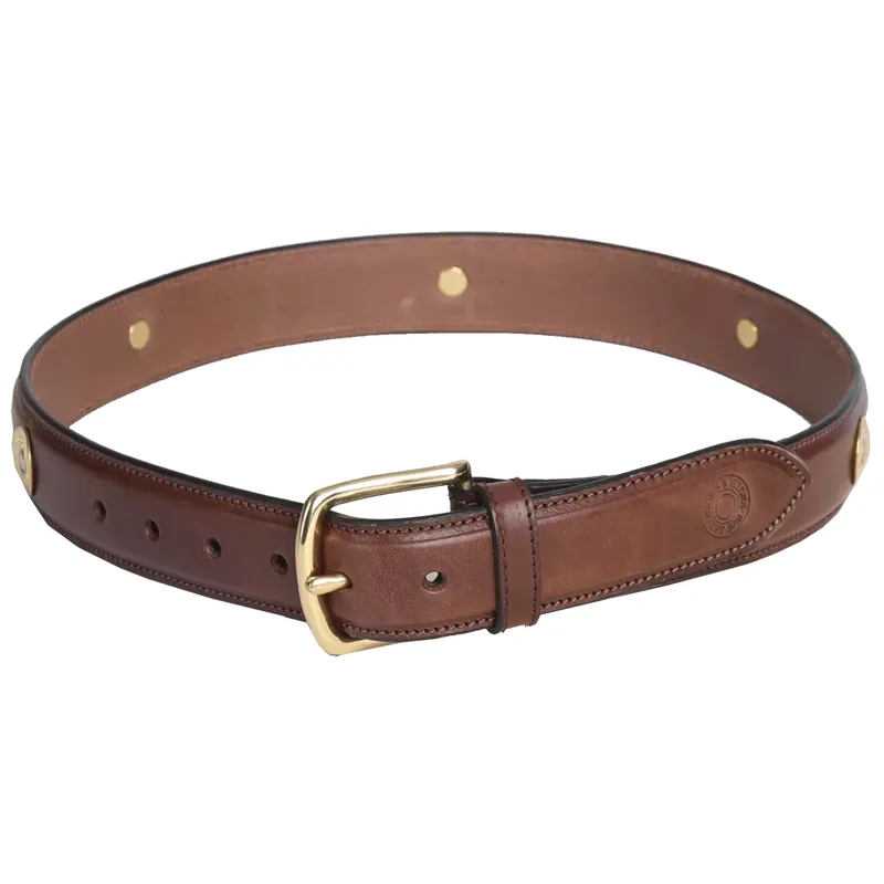 Hicks and Hides Broadway Field Belt Brown
