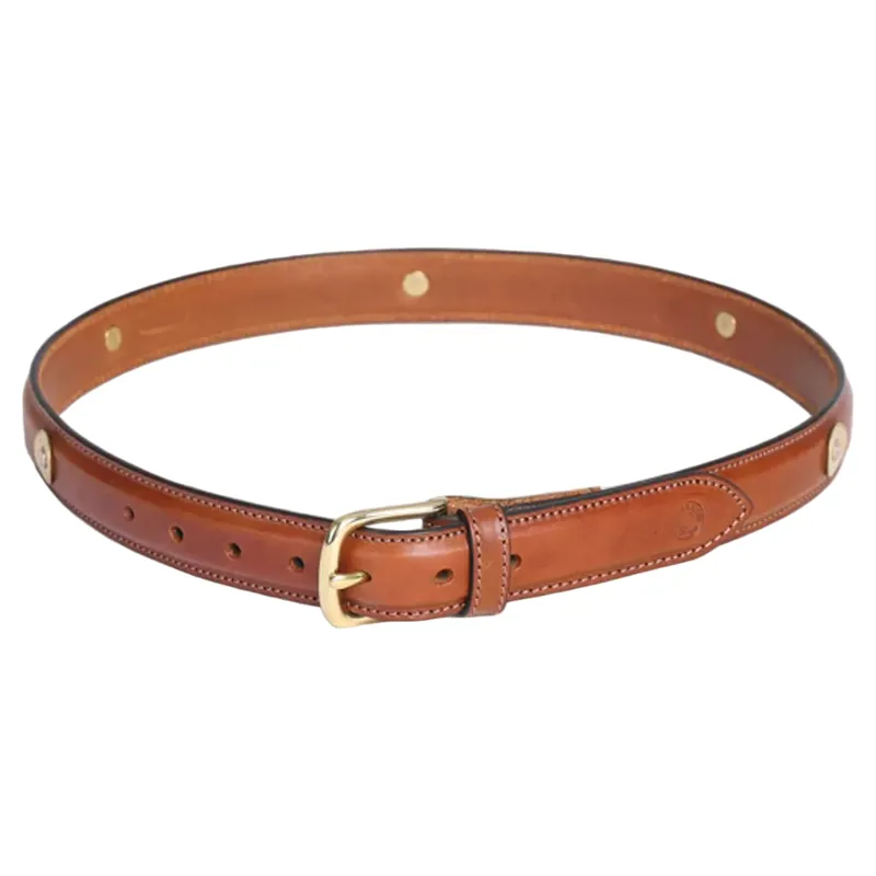 Hicks and Hides Stow Field Belt Multi Cognac