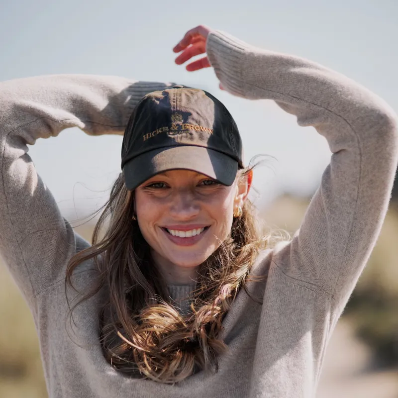 Hicks and Brown Wax Baseball Cap in Olive Green-7