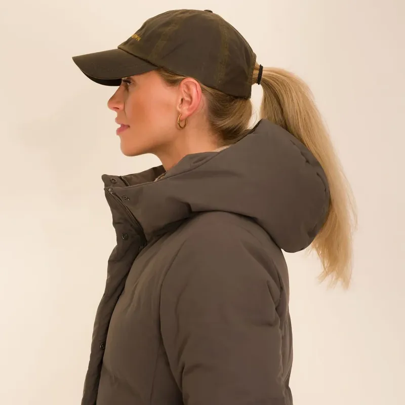 Hicks and Brown Wax Baseball Cap in Olive Green-4
