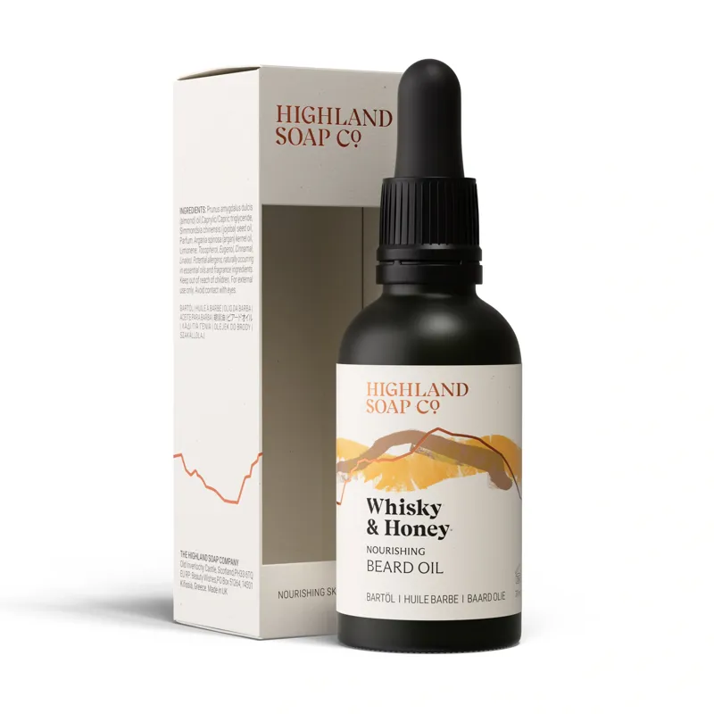 Highland Soap Co. Beard Oil 30ml in Whisky and Honey