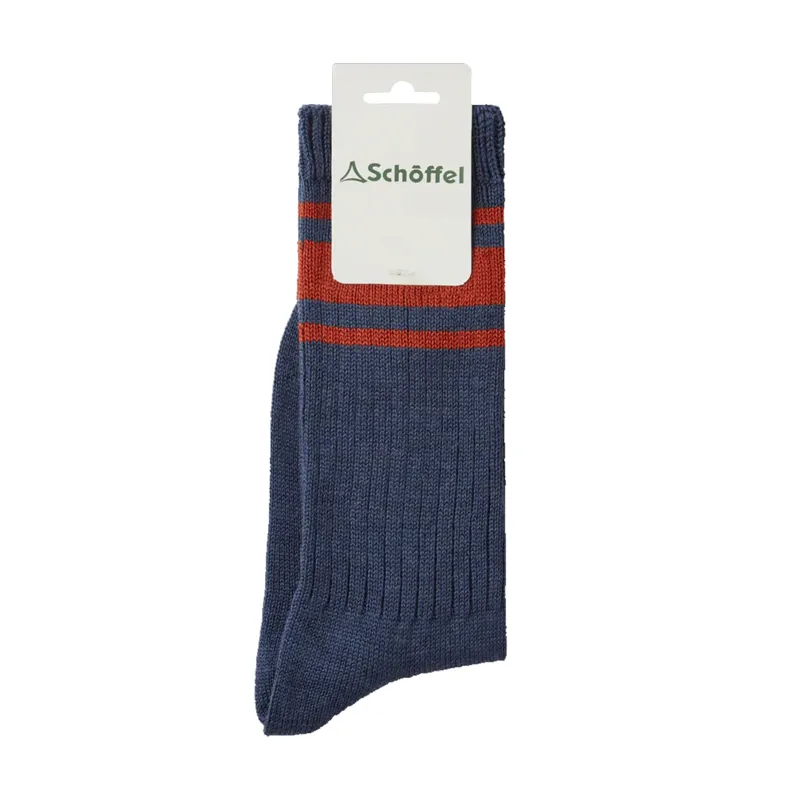 Schoffel Hilton Retro Sock Vintage Navy