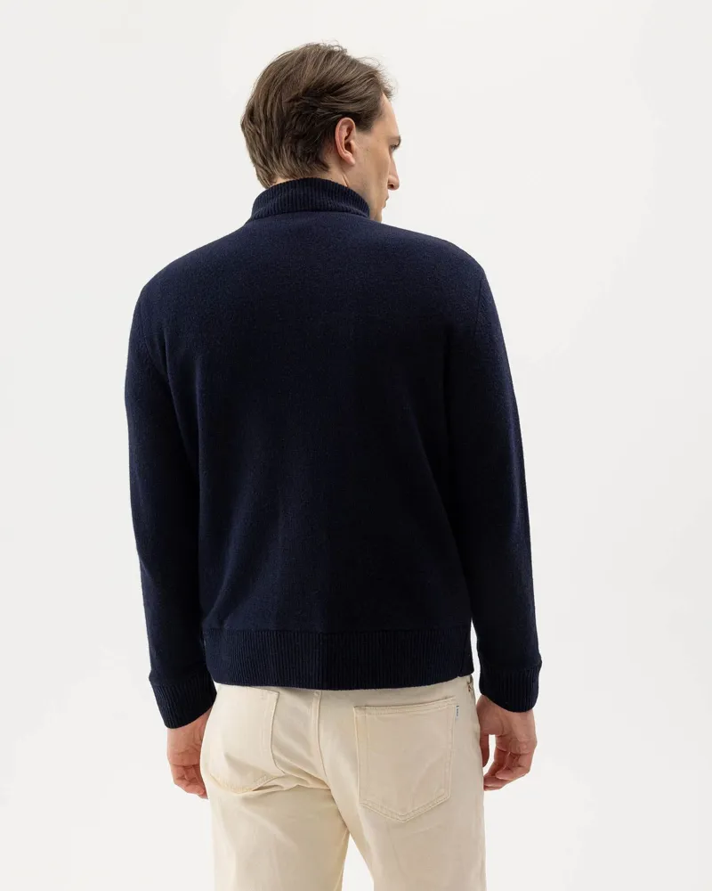 Holebrook Bosse T-Neck WP in Navy-2