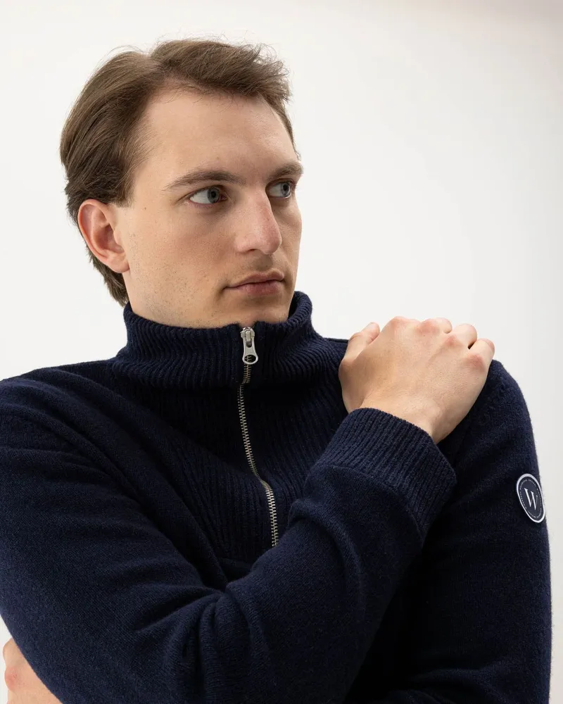 Holebrook Bosse T-Neck WP in Navy-3