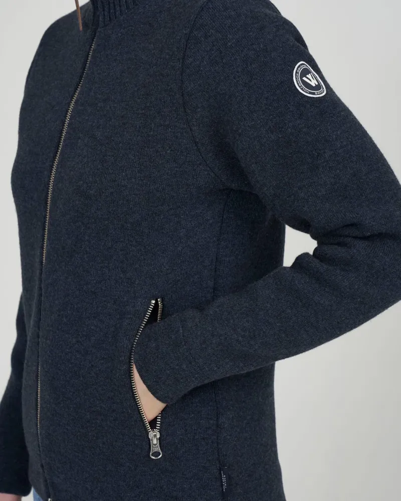 Holebrook Claire Full Zip Windproof Women's Jacket in Dark Blue-1