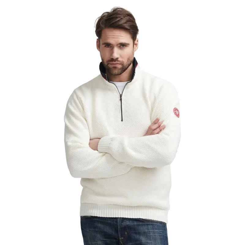 Holebrook Classic Windproof Sweater Off White Mel