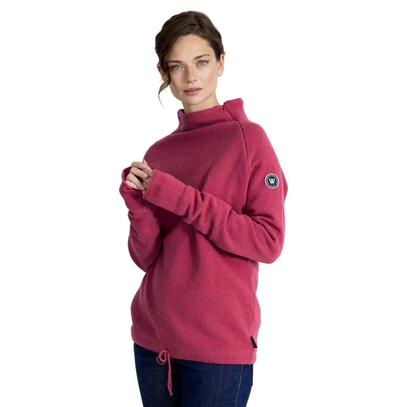 Holebrook Martina Ladies Wool WP Jumper in Fuchsia