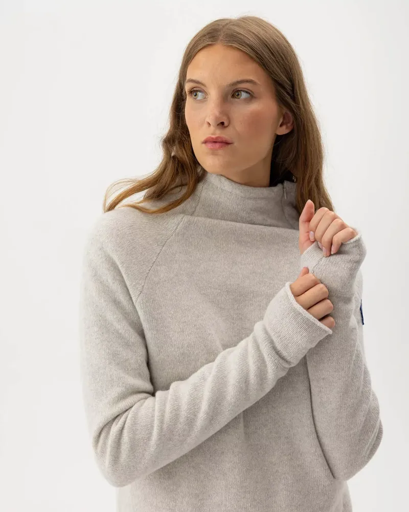 Holebrook Martina WP Jumper in Light Grey-3