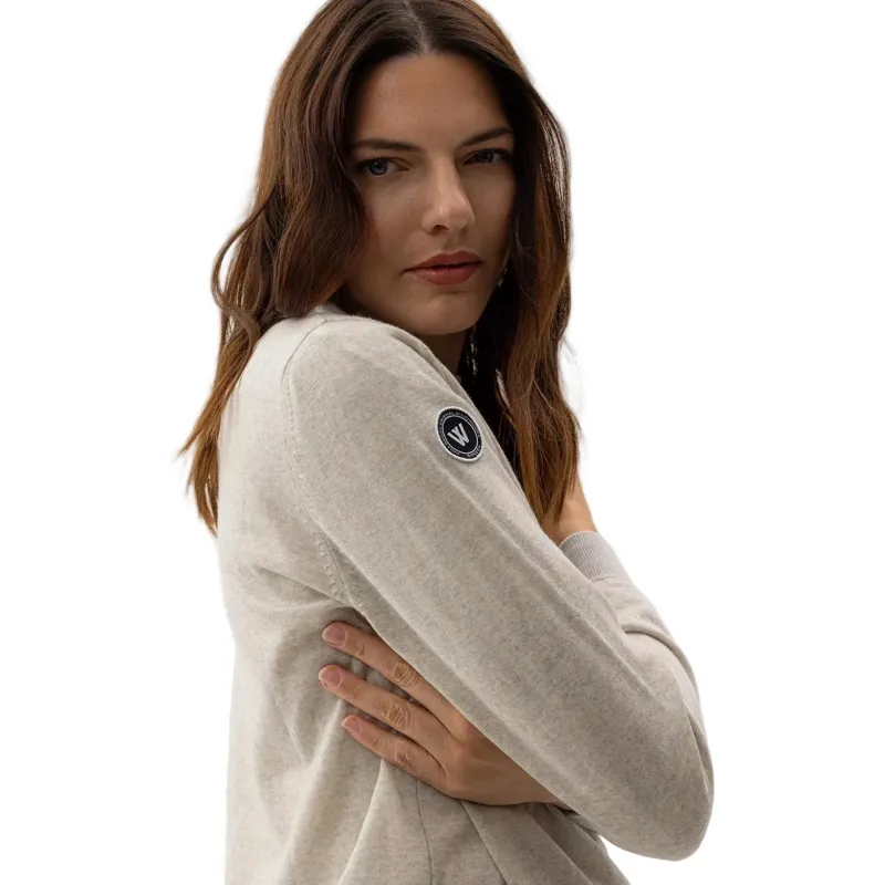 Holebrook Nelly Crew WP Light Grey Melange-1