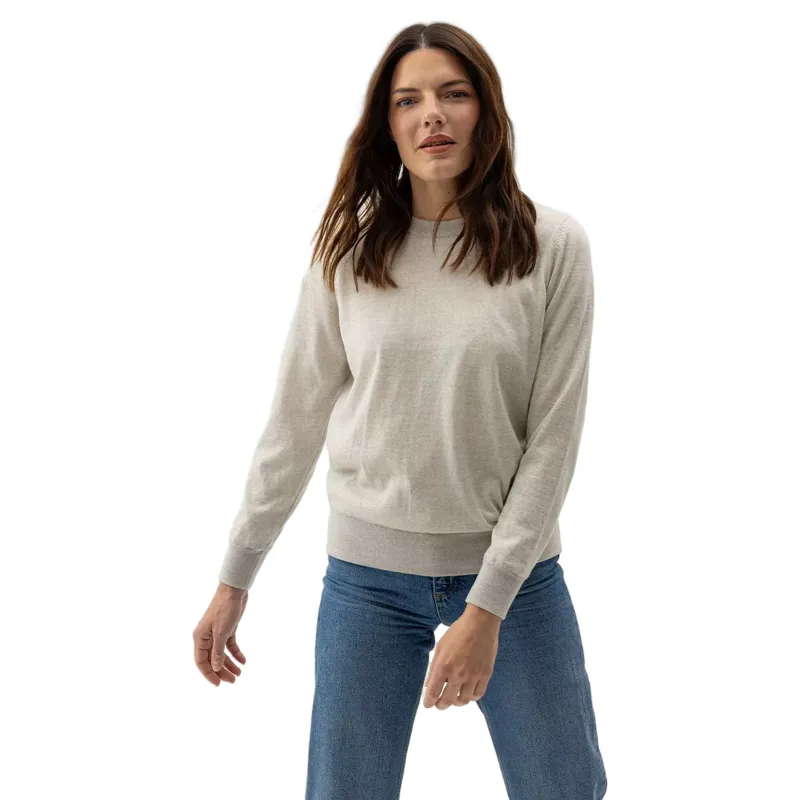 Holebrook Nelly Crew WP Light Grey Melange-3