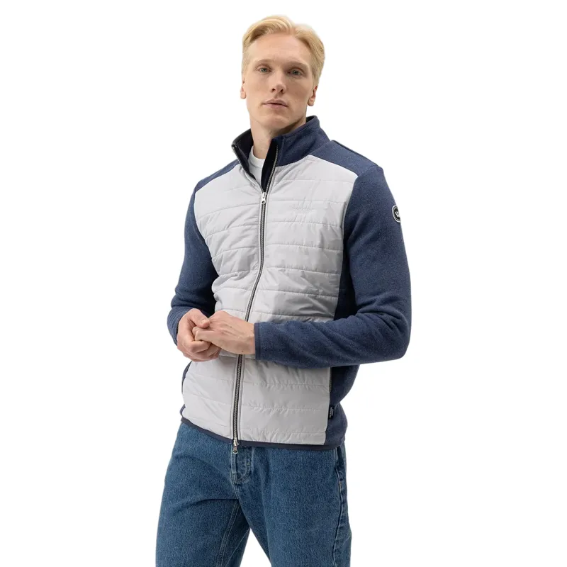 Holebrook Peder Full Zip WP Chambray/Marble Grey-1