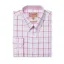Schoffel Holkham Classic Shirt Pink Blue Raspberry