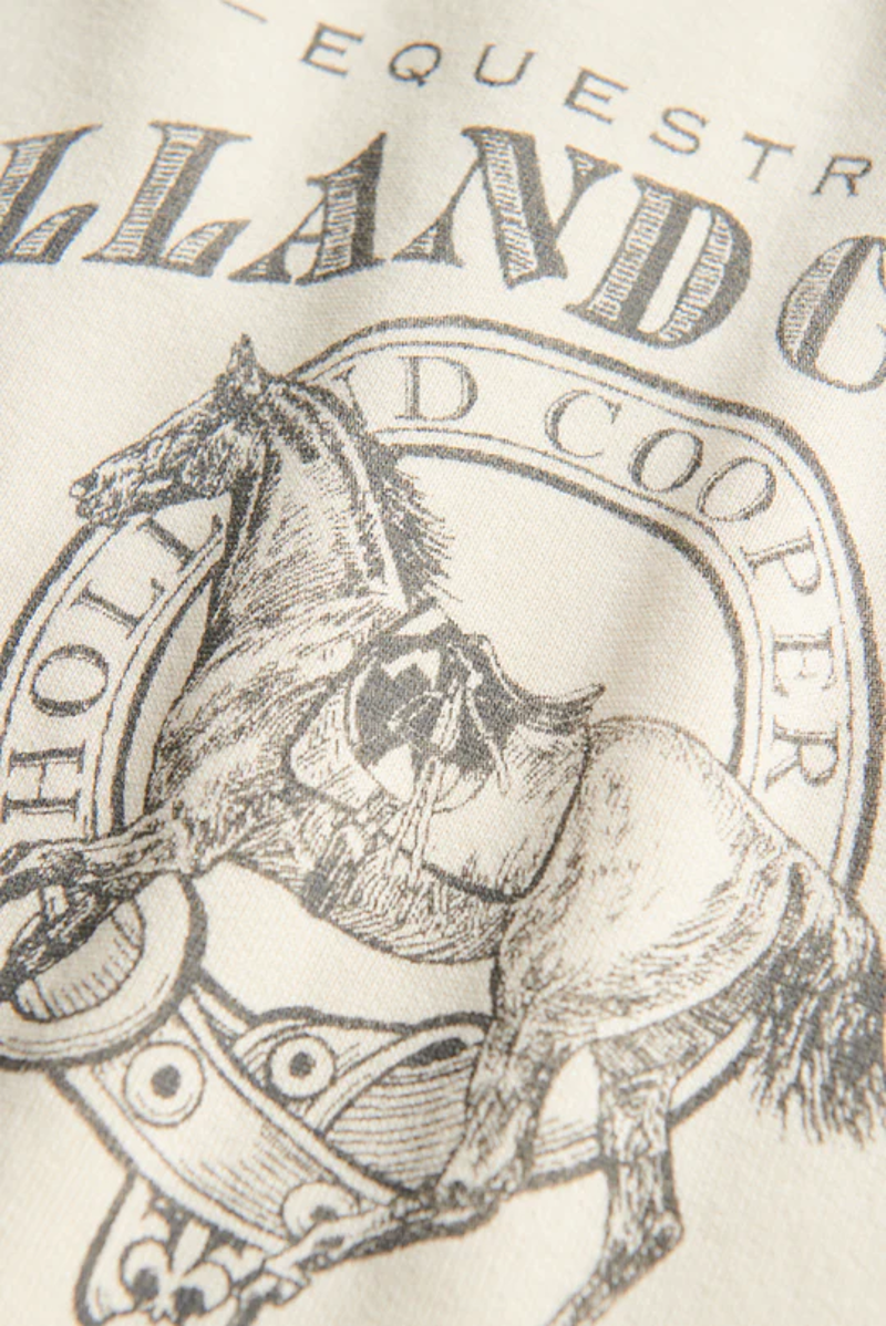 Holland Cooper Appaloosa Crew Neck Sweat in Ecru-6