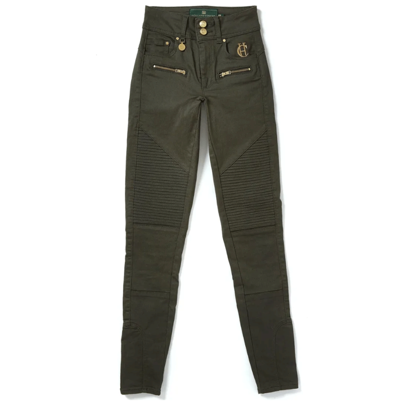Holland Cooper Biker Jeans Hunter Green