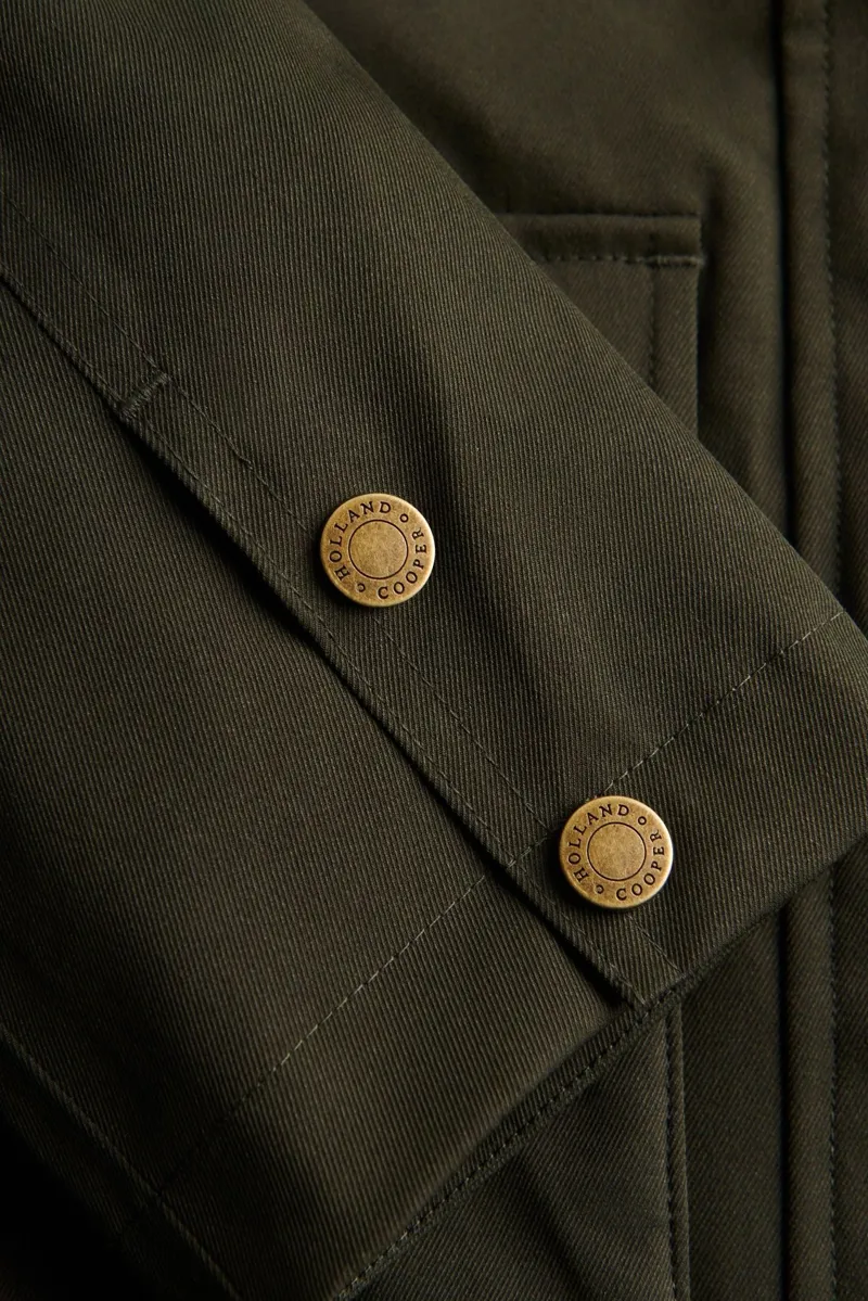 Holland Cooper Bramwell Country Coat in Khaki-7