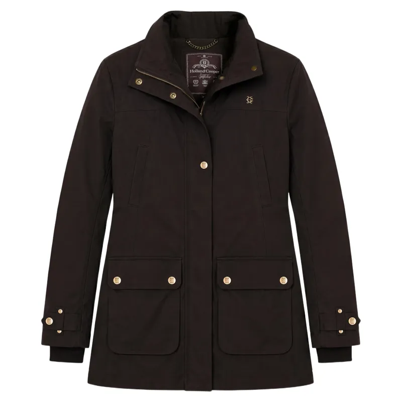 Holland Cooper Bramwell Waterproof Country Coat in Bournville
