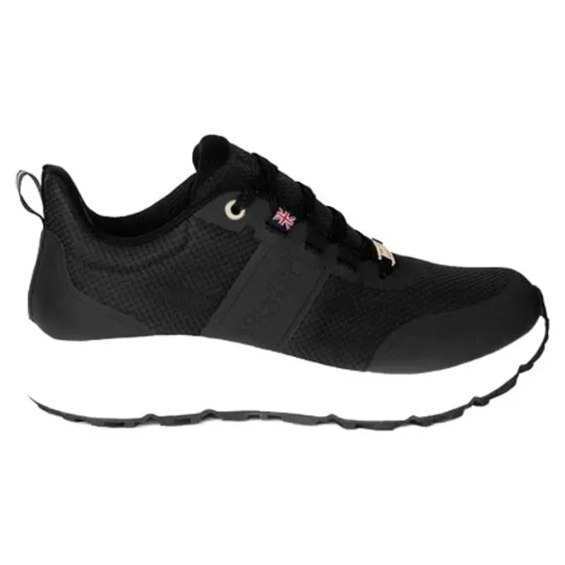 Holland Cooper Burghley Waterproof Trainer in Black