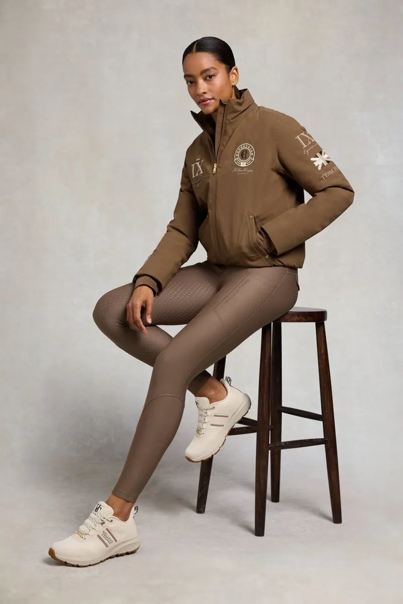 Holland Cooper Burghley Waterproof Trainer in Ecru-6