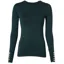 Holland Cooper Buttoned Knit Crew Neck Deep Emerald